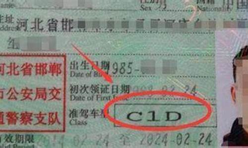 c1d证可以开哪几种车_c1d证驾驶证可