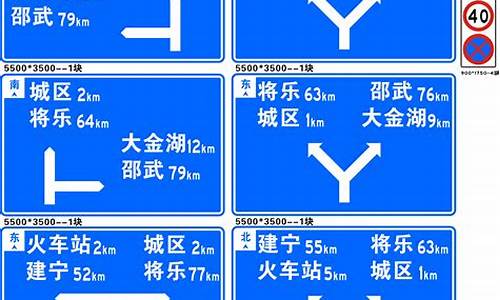 道路指示牌图解_道路指示牌图解说明